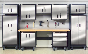 Stainless Steel Garage Cabinets