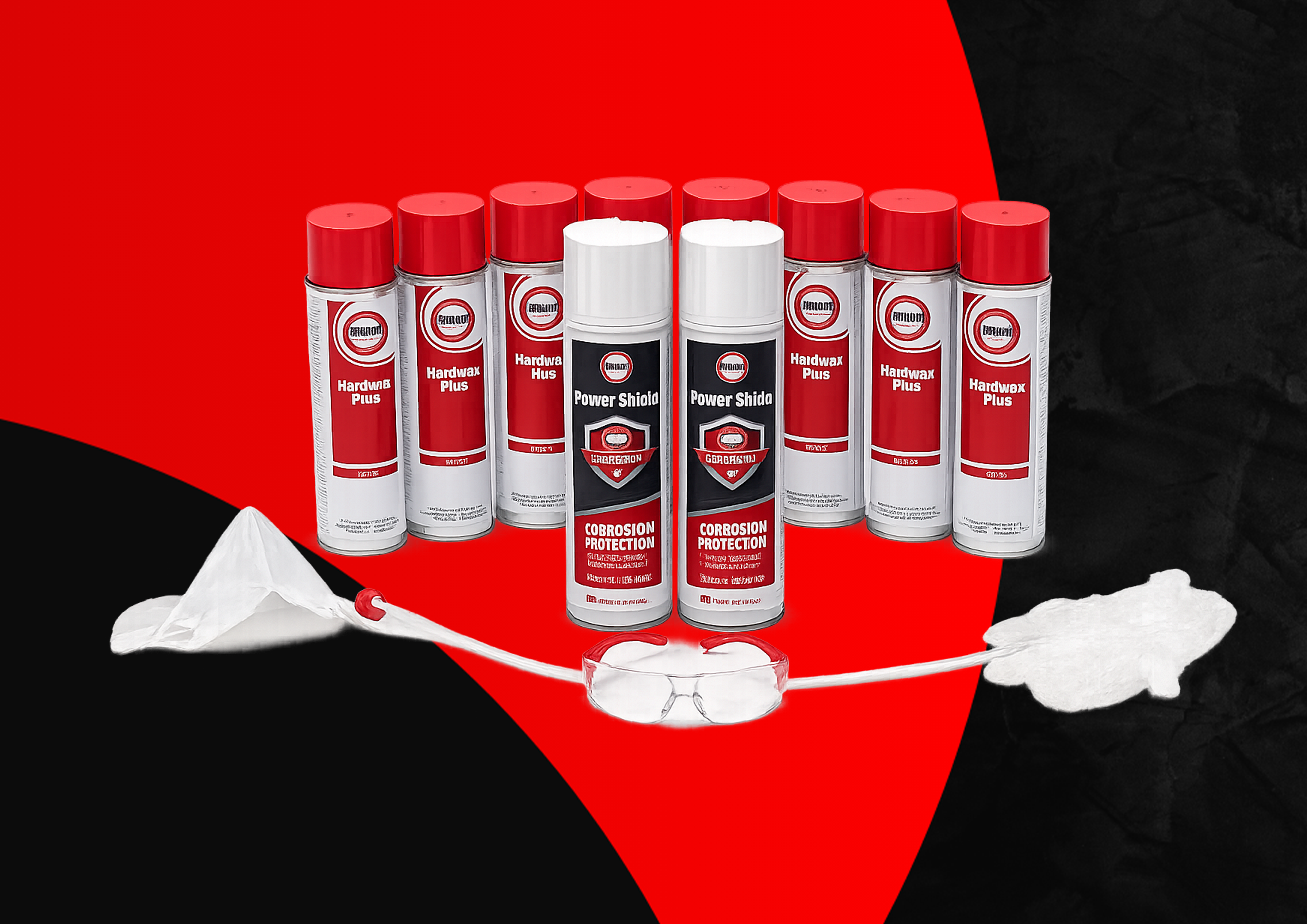 RNW-DIY-3  Waxoyl DIY Aerosol Kit w/Hardwax Plus For Small Chassis