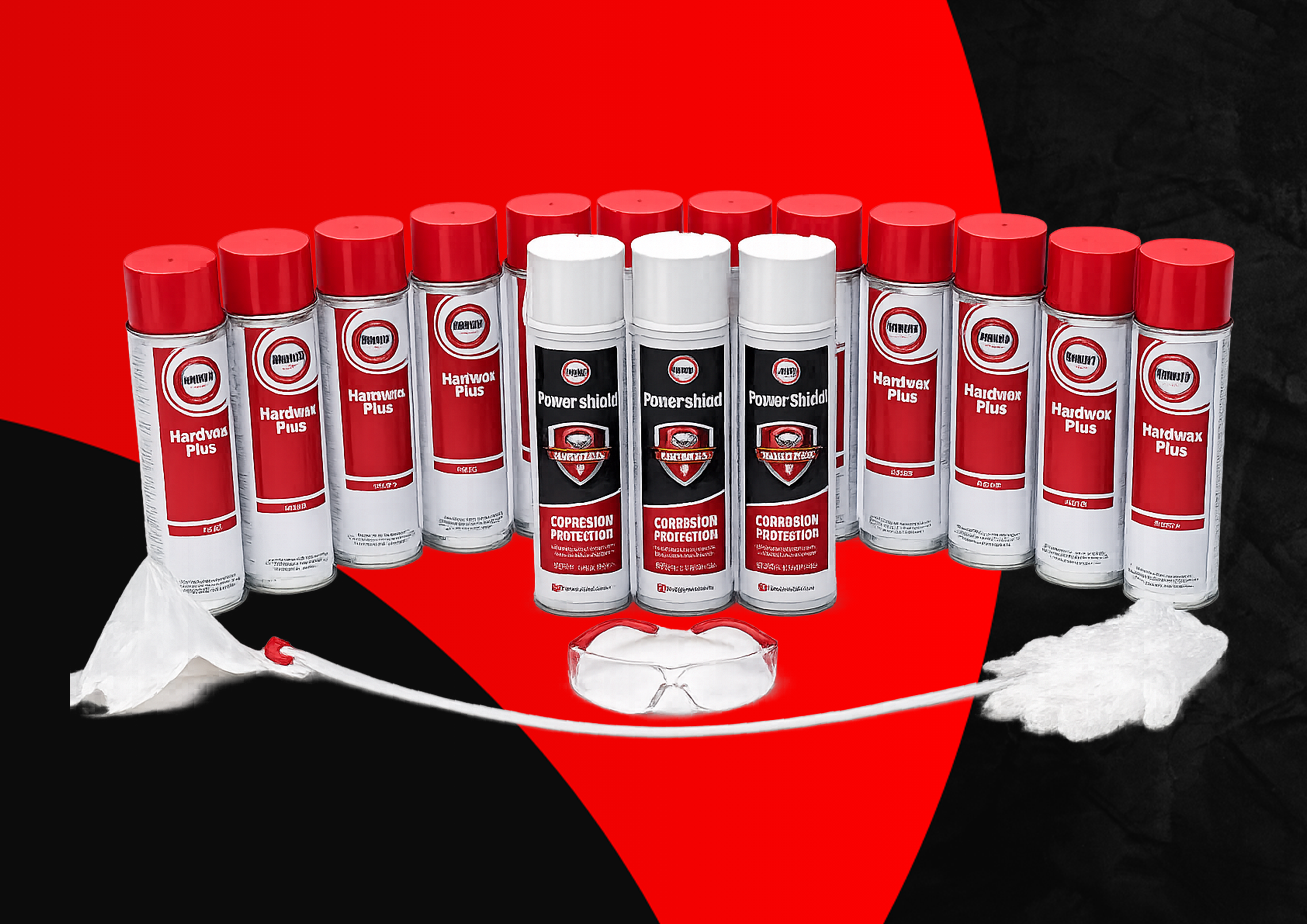 RNW-DIY-4 Waxoyl DIY Aerosol Kit w/Hardwax Plus For Large Chassis