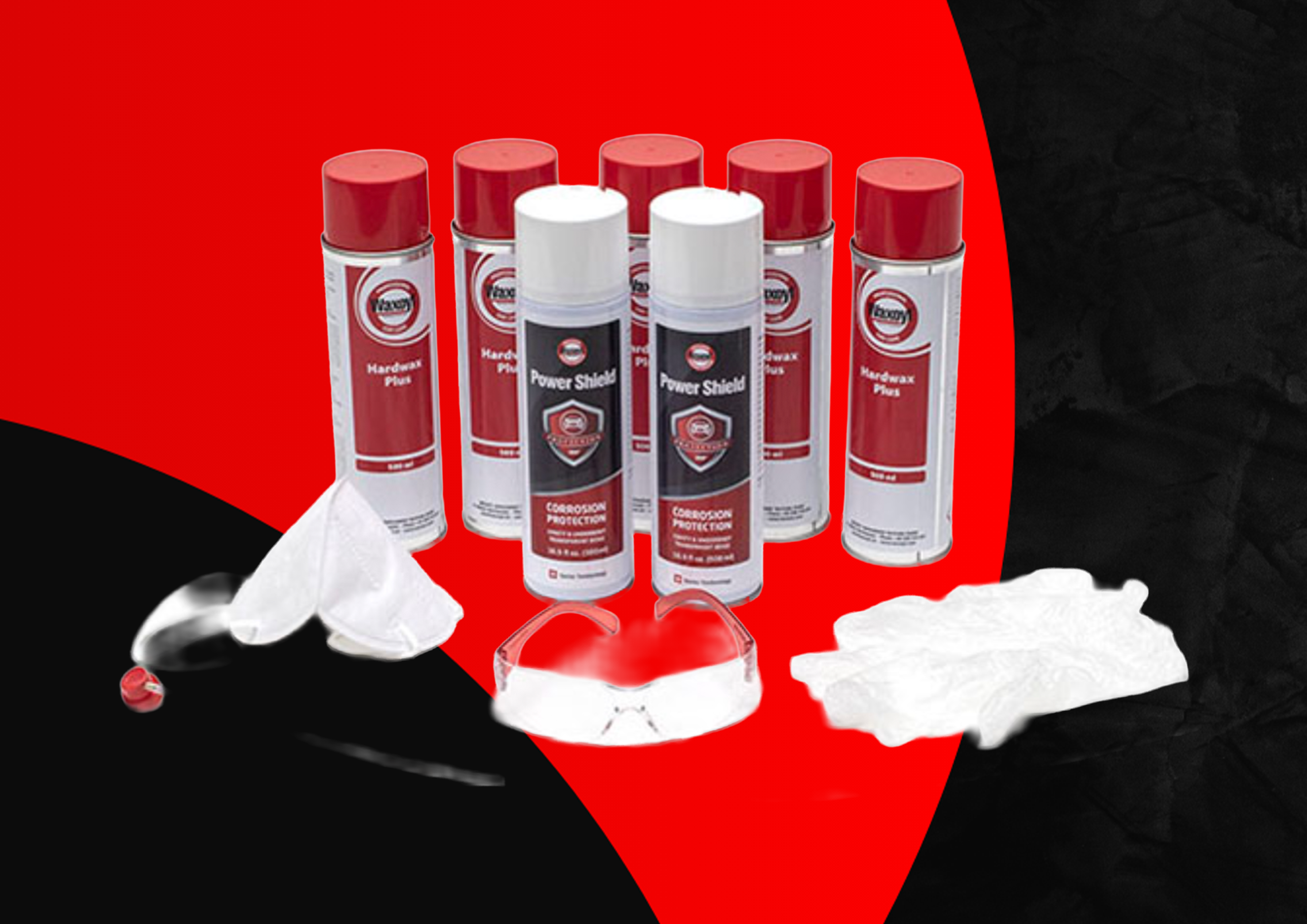 RNW-DIY-1 Waxoyl DIY Aerosol Kit w/Hardwax Plus For Small Unibody